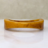 Funky Mid Century Butterscotch Bakelite Bangle