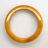 Funky Mid Century Butterscotch Bakelite Bangle