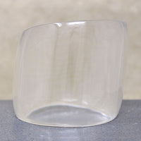 Ghost Bangle Clear Lucite Bracelet