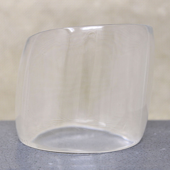 Ghost Bangle Clear Lucite Bracelet