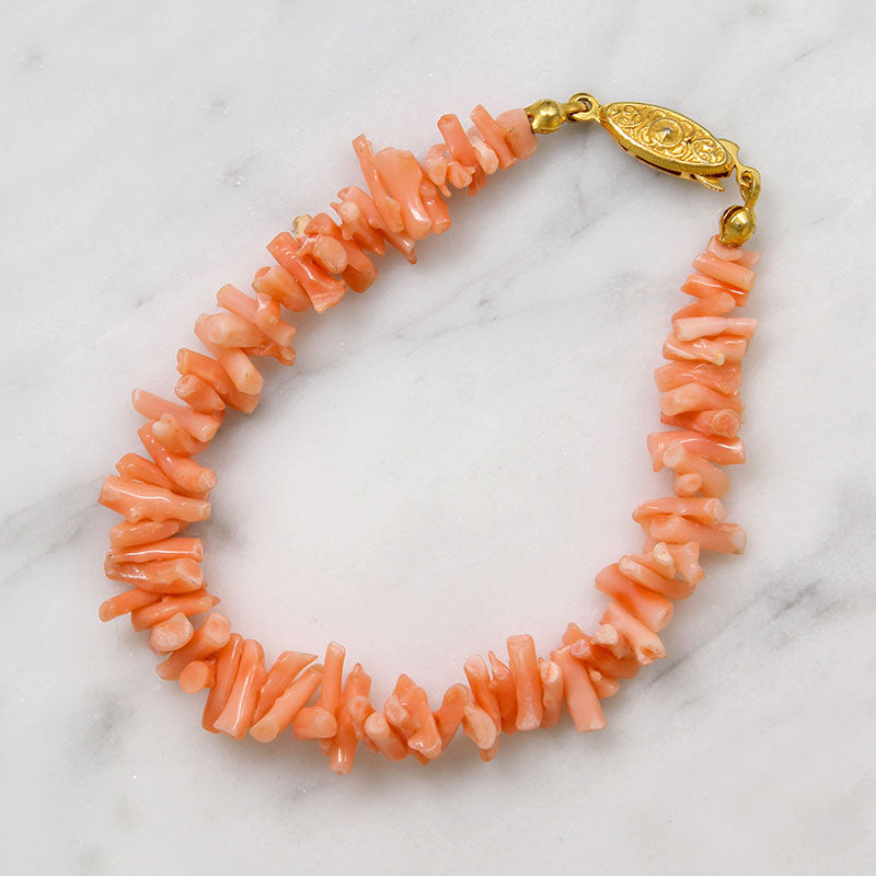 Beachy Boho Branch Bead Bracelet