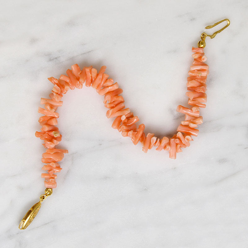 Beachy Boho Branch Bead Bracelet