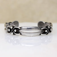 Mexican Modernist Silver Cuff by Melendez