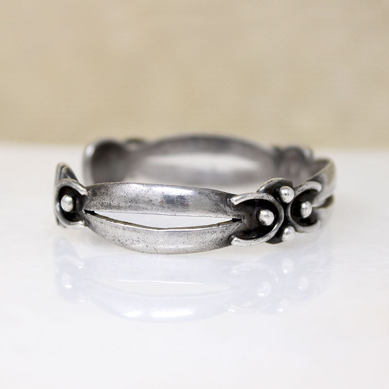Mexican Modernist Silver Cuff by Melendez