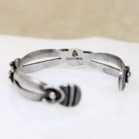 Mexican Modernist Silver Cuff by Melendez