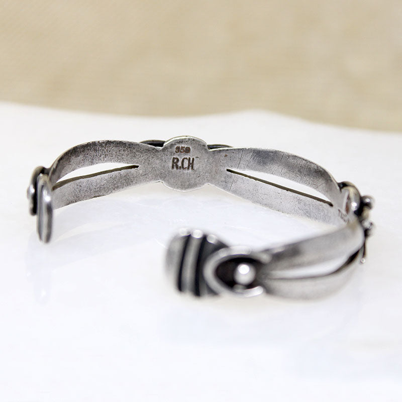 Mexican Modernist Silver Cuff by Melendez