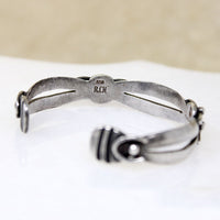 Mexican Modernist Silver Cuff by Melendez