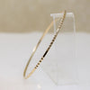 Dainty Retro 14k Gold Bangle Bracelet