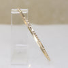 Dainty Retro 14k Gold Bangle Bracelet