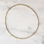 Dainty Retro 14k Gold Bangle Bracelet