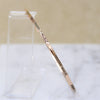 Pretty Little Flower Engraved 14k Gold Bangle