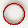 Graphic Red, Yellow & Black Striped Bakelite Bangle
