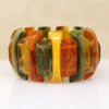 Hip Mid Century Molded Plastic Bracelet