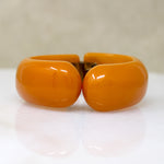 Butterscotch-Colored Bakelite Clamper Bracelet
