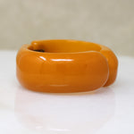 Butterscotch-Colored Bakelite Clamper Bracelet