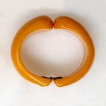 Butterscotch-Colored Bakelite Clamper Bracelet