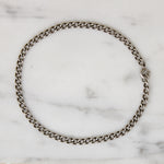 Light Sterling Silver Curb Chain Bracelet