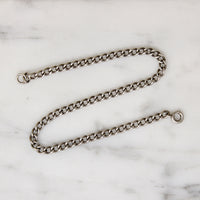 Light Sterling Silver Curb Chain Bracelet