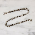 Light Sterling Silver Curb Chain Bracelet