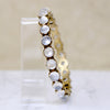 Enchanted Moonstone & Silver Gilt Bangle