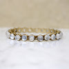 Enchanted Moonstone & Silver Gilt Bangle
