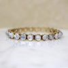 Enchanted Moonstone & Silver Gilt Bangle