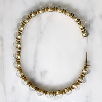 Enchanted Moonstone & Silver Gilt Bangle