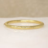 Pure Luxury 18k Gold Hinged Bangle