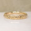 May's Gem Set Engraved Gold Bangle