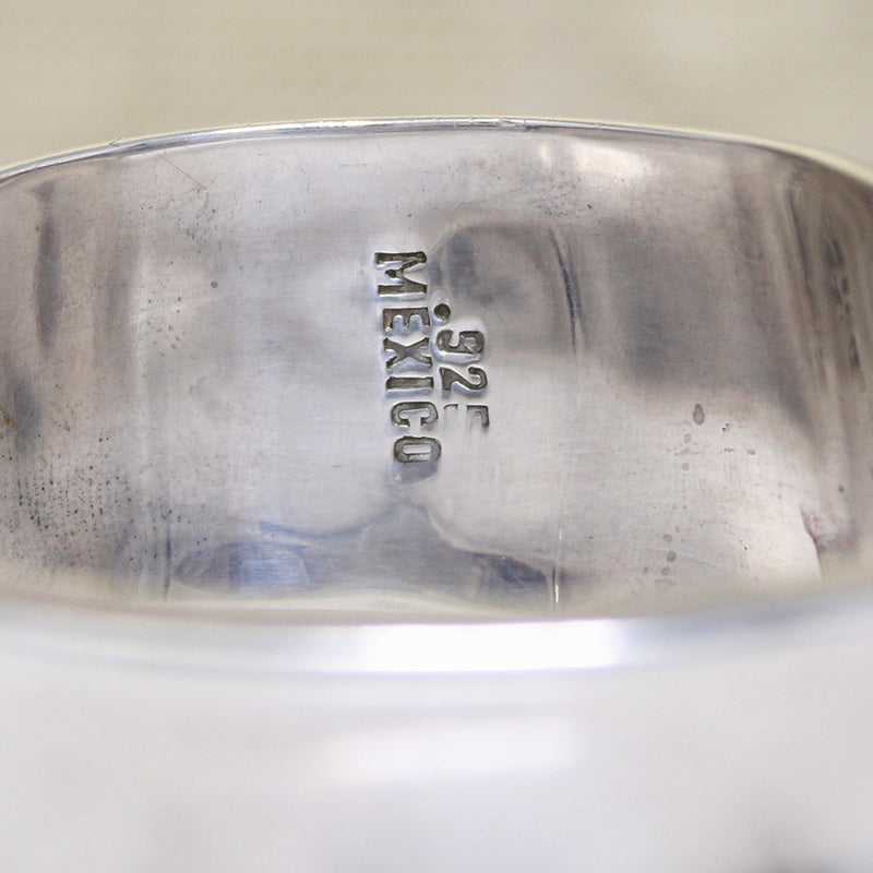 Impressive Mexican Modernist Sterling Buckle Bracelet