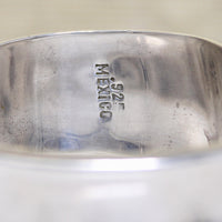 Impressive Mexican Modernist Sterling Buckle Bracelet