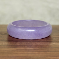 Chubby Lavender Quartz Bangle Bracelet