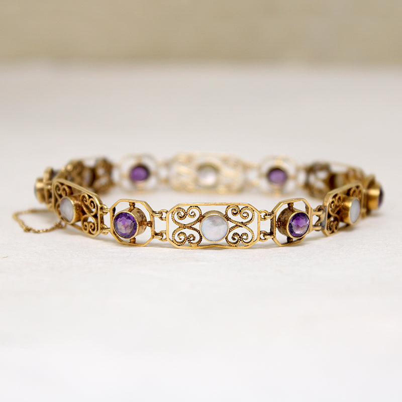 Enchanting Art Nouveau Bracelet by Murrle Bennet