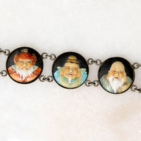 Toshikane Seven Lucky Gods Porcelain Bracelet