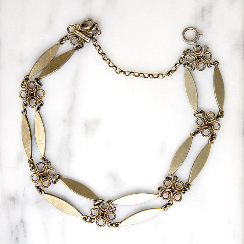 Darling Blue-Enamelled Sterling Silver Bracelet 