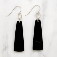 Sterling Silver & Abalone Pendulum Earrings by Brin