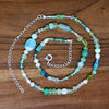 Tranquil Gemstone Bead Necklace by Brin