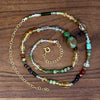 Desert Tones Gemstone Bead Necklace by Brin