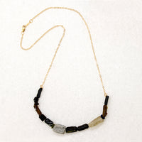 Aurora Roman Glass Bead Necklace by Brin