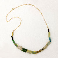 Veritas Roman Glass Bead Necklace by Brin