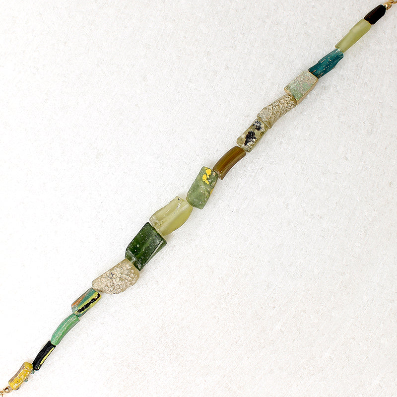 Veritas Roman Glass Bead Necklace by Brin