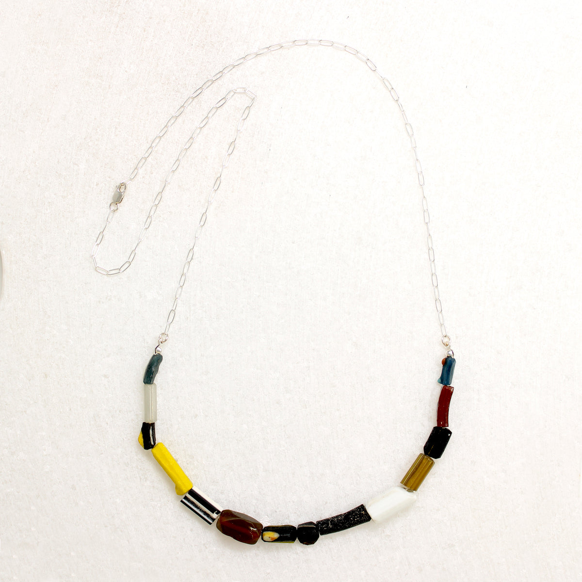 Apollo Roman Glass Bead Necklace by Brin