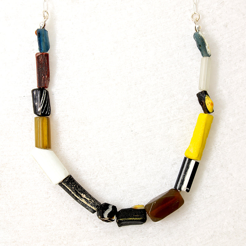 Apollo Roman Glass Bead Necklace by Brin