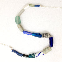 Neptune Roman Glass Bead Necklace by Brin