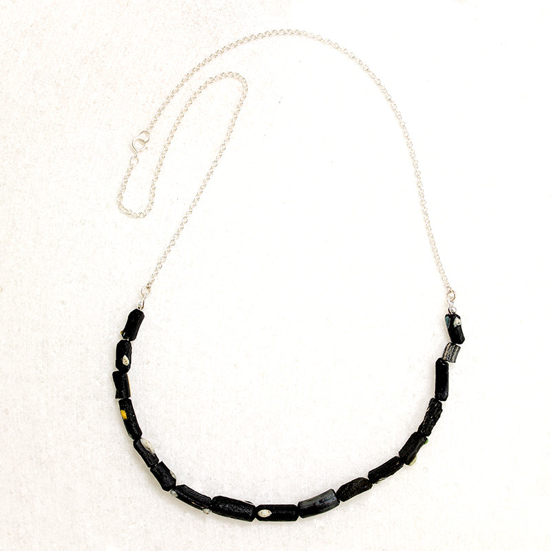 Nox Roman Glass Bead Necklace by Brin