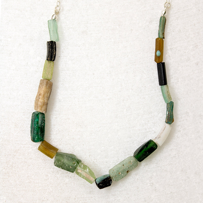 Pomona Roman Glass Bead Necklace by Brin