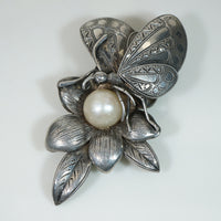 Beautifully Detailed Butterfly Brooch