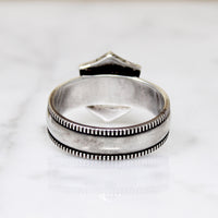 Satisfying Sterling Silver Signet Ring Size 10