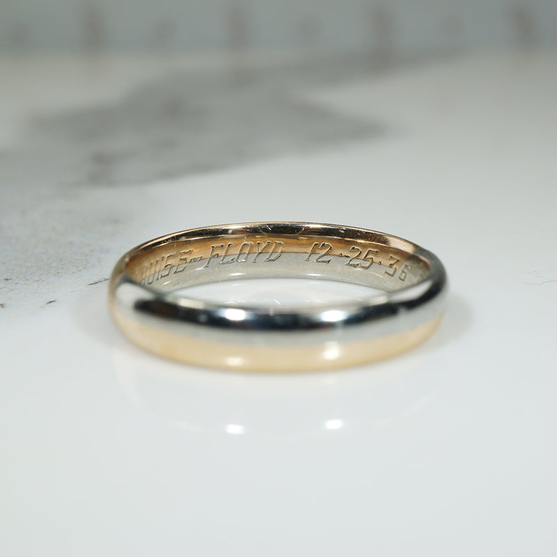 Vintage Cartier Wedding Band 1936