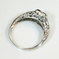 Bud & Blossom Glittering Deco Diamond Engagement Ring